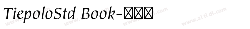 TiepoloStd Book字体转换